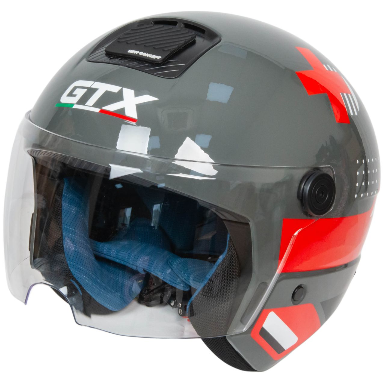 Шлем мото открытый GTX NE02 №1 (S)